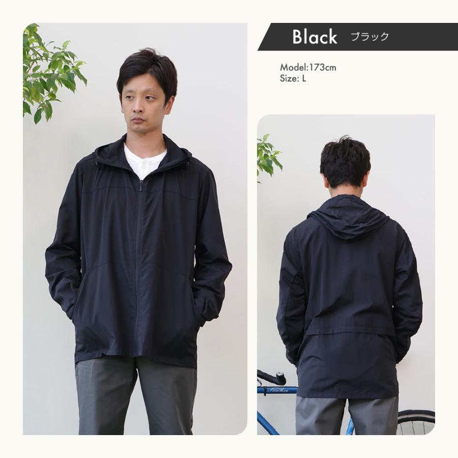FOOTMARK NATURAL 25FA メンズパッカブルマウンテンパーカー  3100353 フットマークナチュラル メンズ パーカー 長袖 アウトドア キャンプ 防虫 撥水_5