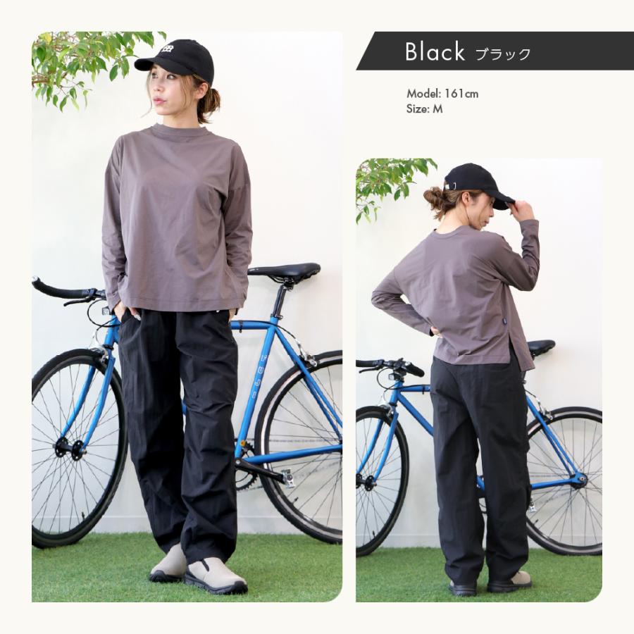 FOOTMARK NATURAL レディースパラシュートパンツ 3100428  フットマークナチュラル footmarknatural パンツ アウトドア キャンプ 防虫 はっ水 撥水の画像