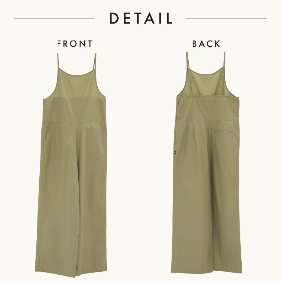 FOOTMARK NATURAL レディースサロペット 3100469 フットマークナチュラル footmarknatural パンツ オールインワン アウトドア キャンプ 透湿 花粉 耐久撥水の画像