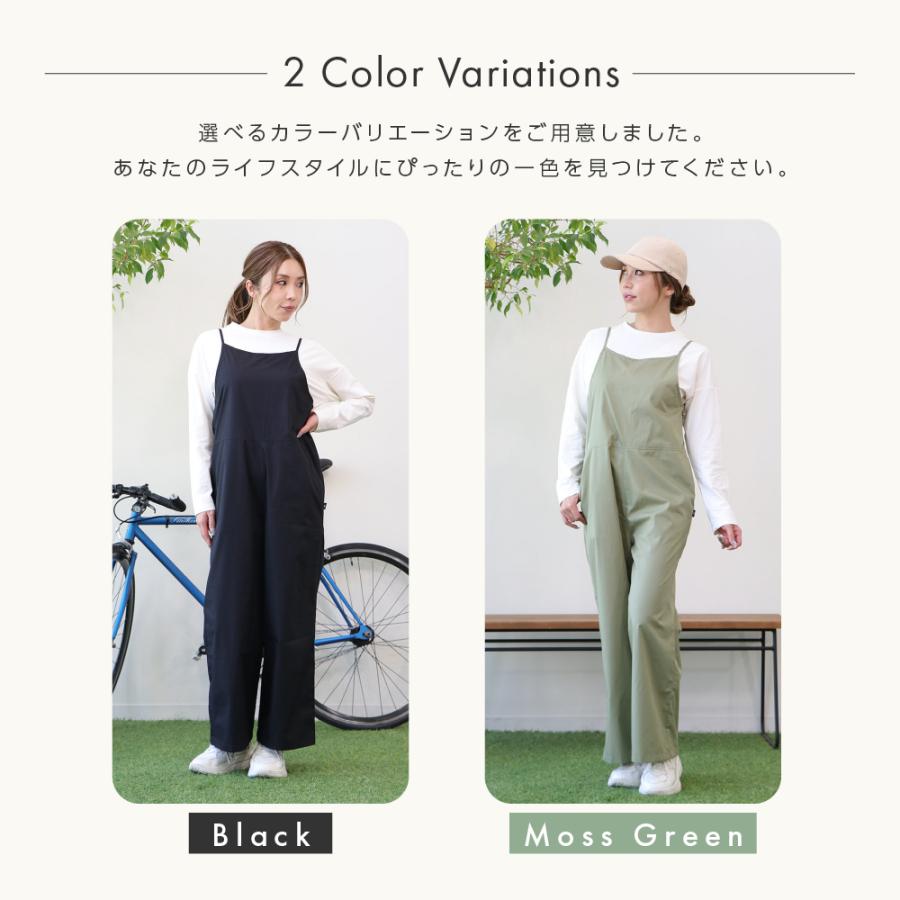 FOOTMARK NATURAL レディースサロペット 3100469 フットマークナチュラル footmarknatural パンツ オールインワン アウトドア キャンプ 透湿 花粉 耐久撥水の画像