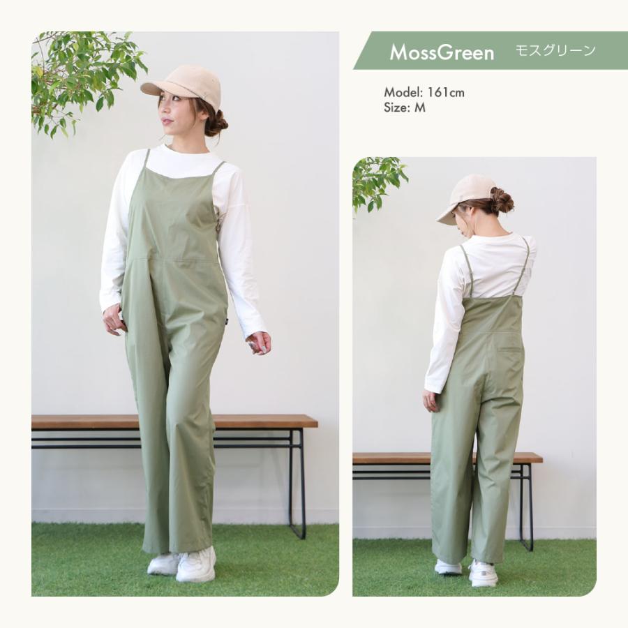 FOOTMARK NATURAL レディースサロペット 3100469 フットマークナチュラル footmarknatural パンツ オールインワン アウトドア キャンプ 透湿 花粉 耐久撥水の画像