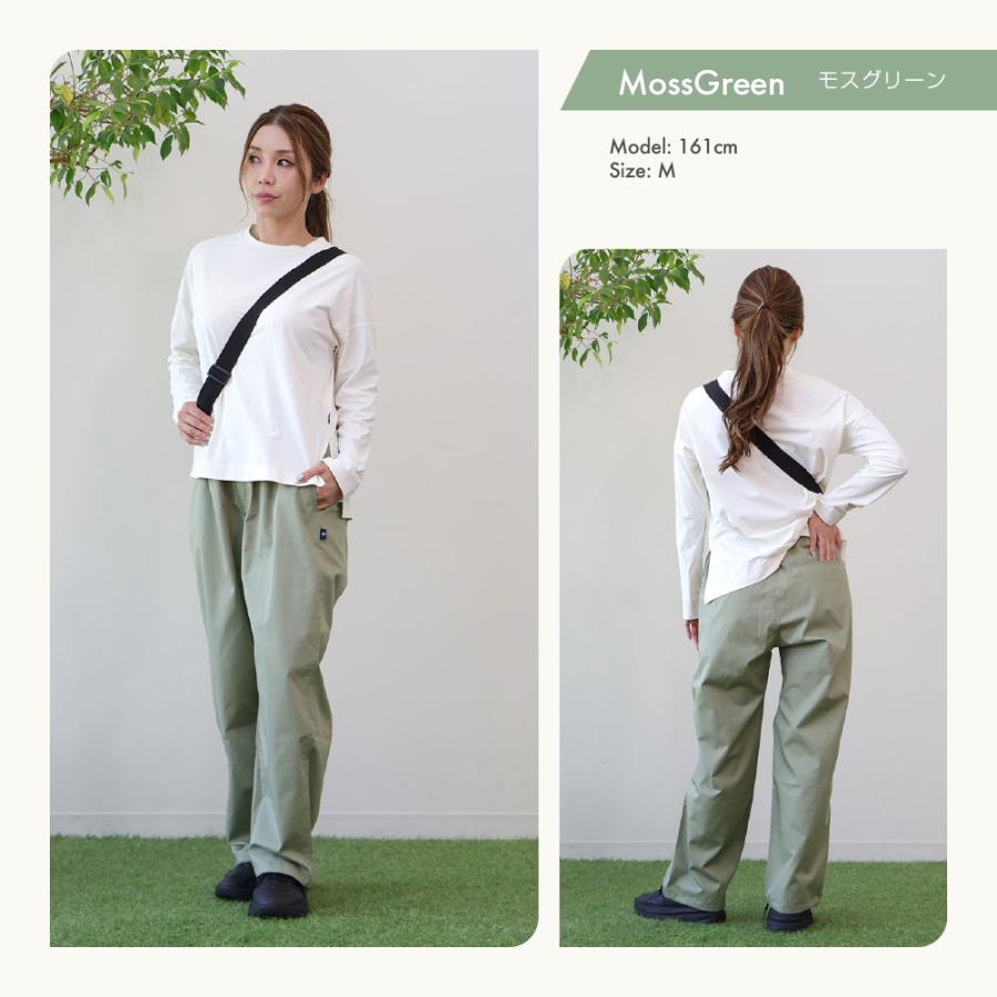 FOOTMARK NATURAL レディースワイドパンツ 3100470 フットマークナチュラル footmarknatural アウトドア キャンプ イージーケア 防汚 透湿 花粉 UPF はっ水の画像