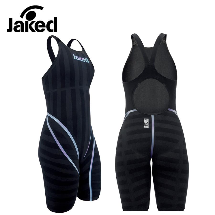 【Jaked】J-KOMP OPEN BACK 820115 レッグスーツ ワンピース オールインワン FINA フットマーク レディース ガールズ 競泳 水着 公式大会 マスターズ レースの画像