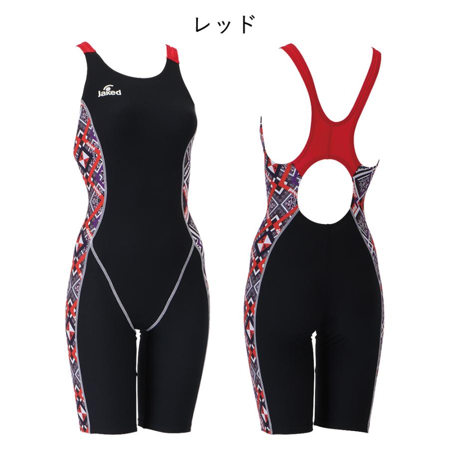 【Jaked】【2026SS】レッグスーツ 830386 JAKED ジャケッド レディース 女性 水着 トレーニング  オールインワン 競泳 ジャケド 練習用 M L　フットマーク_3