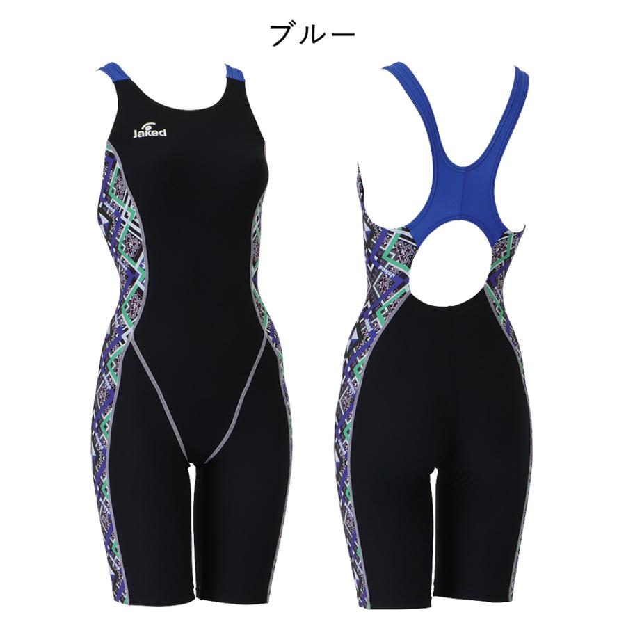 【Jaked】【2026SS】レッグスーツ 830386 JAKED ジャケッド レディース 女性 水着 トレーニング  オールインワン 競泳 ジャケド 練習用 M L　フットマーク_4