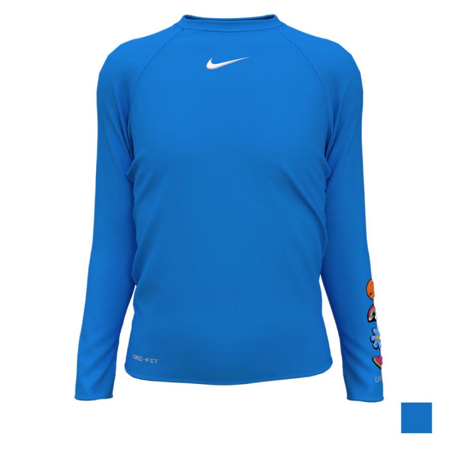 ナイキ　テニスウェア　水色スコート　US-Sサイズ　新品 NIKE（ナイキ） 【NIKE SWIM公式】ナイキ スウッシュ長袖ハイドロ
