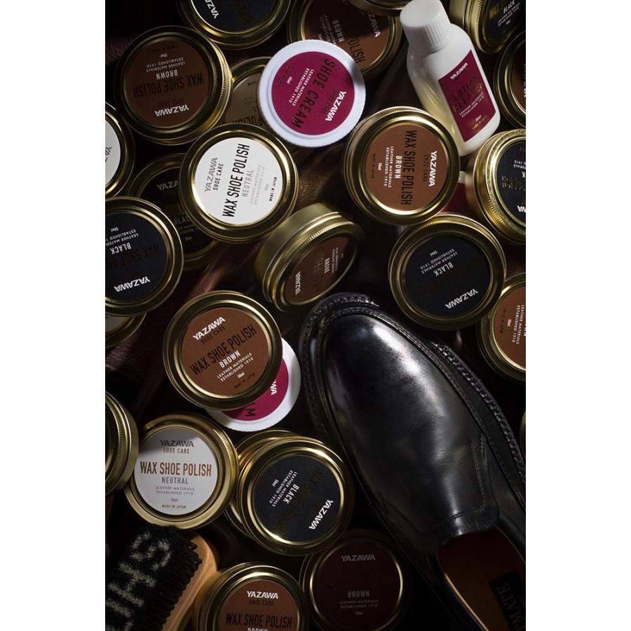 世界No.1推薦！ YAZAWA ワックスシューポリッシュ 靴磨き用高級ワックス ブラック ブラウン ニュートラル 50ml ツヤ・革用・靴用・シューケア |  | 02