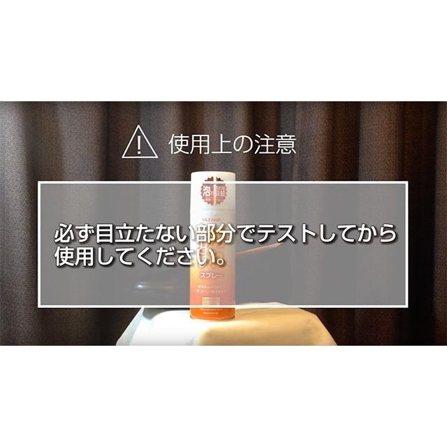 送料無料※沖縄離島除く YAZAWA 汚れ落としスプレー 皮革用ムースタイプ 420ml 大容量 皮革用 皮革 ツヤ出し ツヤ出し |  | 02