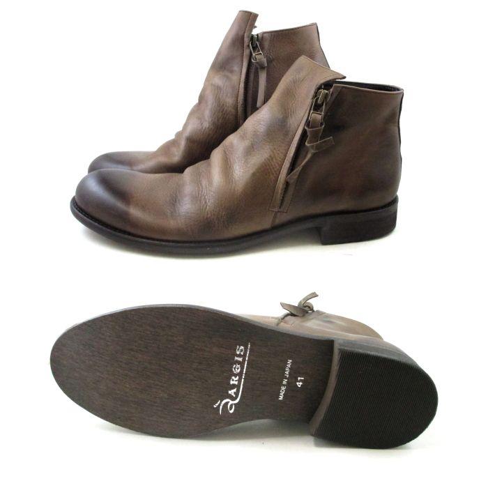 ARGIS（アルジス） ○○アルジス ブーツ サイドジップブーツ メンズ