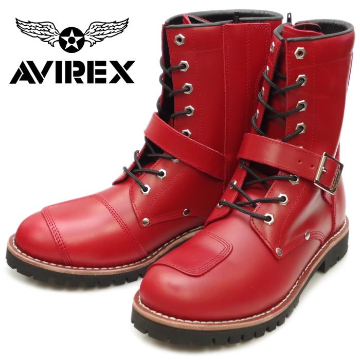 アビレックス ブーツ ヤマト AVIREX YAMATO AV2100 RED メンズ 