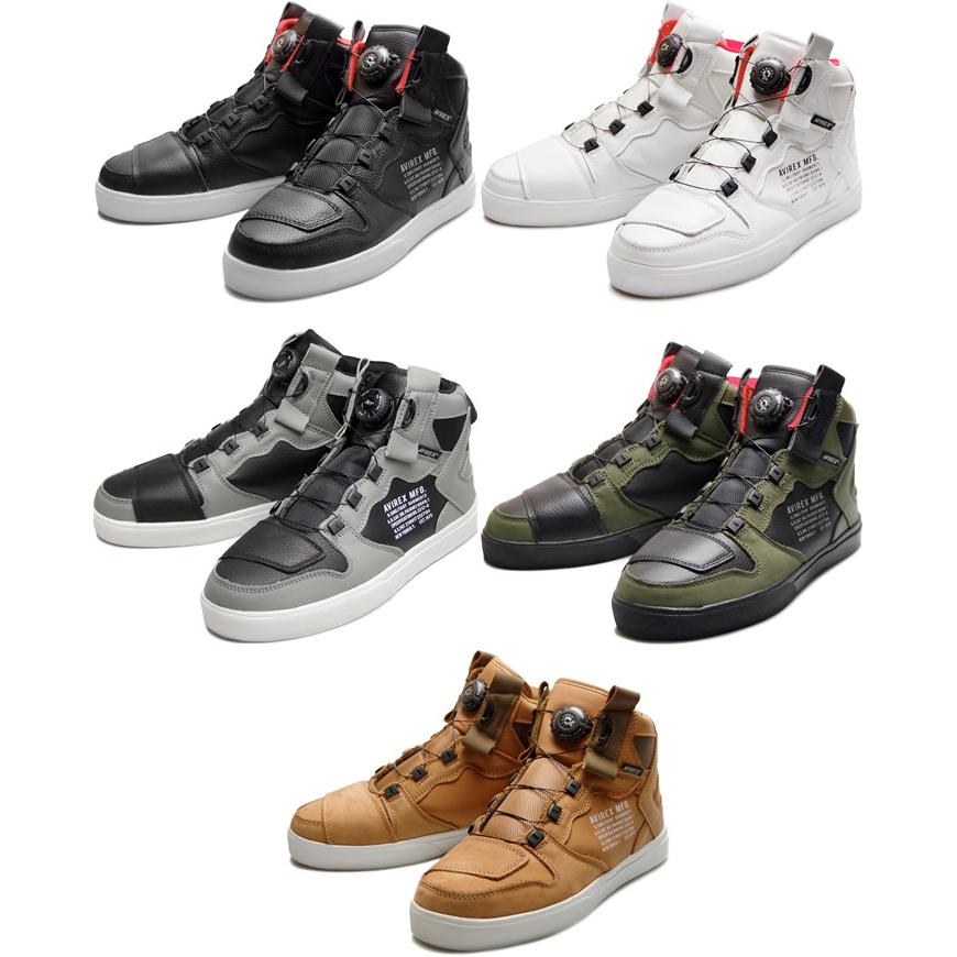 アビレックス　AV2278　ライディングシューズ　グレー　27cm AVIREX 【在庫あり 即納】AVIREX アビレックス AV2278 DICTATOR