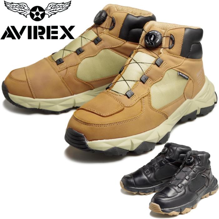 アビレックス メンズ レディース DISASTER ディザスター スニーカー 靴 シューズ ハイカット ミッドカット ブーツ バイカー バイクシューズ ダイヤル式 ブラック 黒 ゴールド 送料無料 AVIREX AV2290 アビレックス バイクスニーカー ディザスター AVIREX DISASTER AV2290