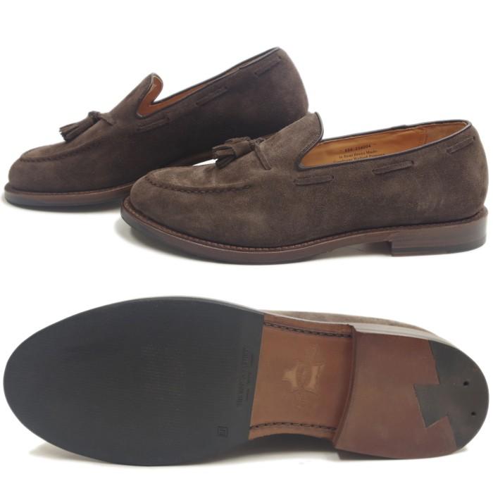 BROTHER BRIDGE HARRY ブラウン スエード ローファー 7 BROTHER BRIDGE/ブラザーブリッジ/KELLY CALF/ケリー カーフ