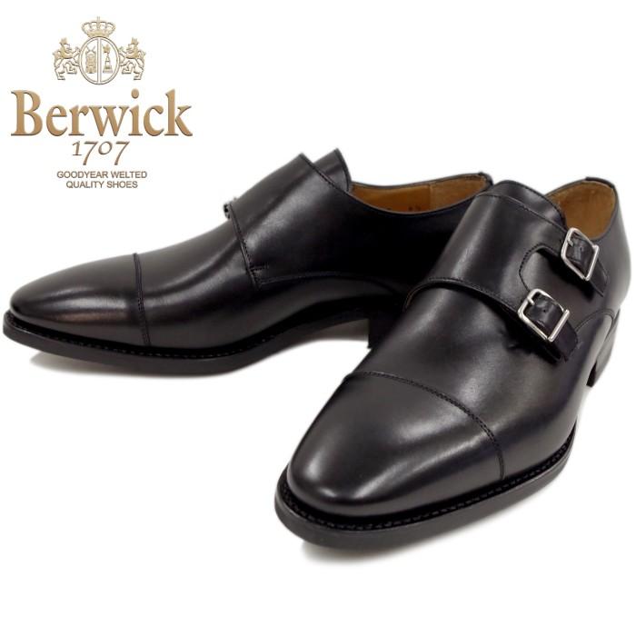 Berwick バーウィック ダブルモンク（1168） UK8.5 27cm Berwick 1707 ○○バーウィック ダブルモンクストラップシューズ