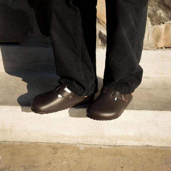未使用　BIRKENSTOCK ダークブラウン クロッグサンダル 41 z-craft_1082-0165