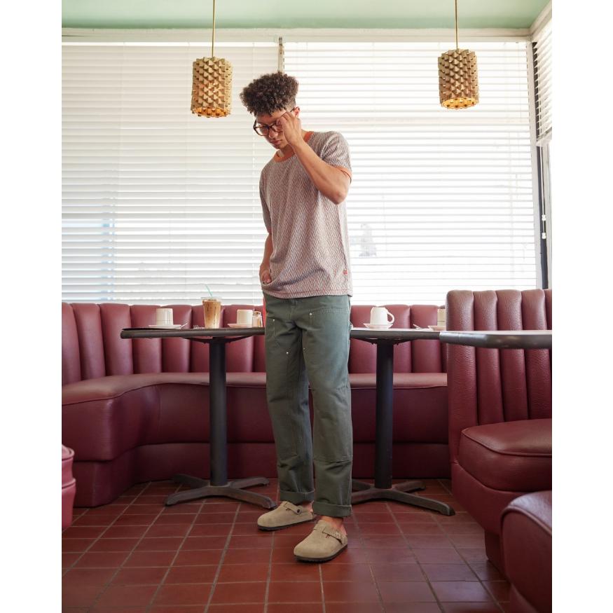 ビルケンシュトック ボストン BIRKENSTOCK BOSTON 060461 トープ スエード レギュラー クロッグサンダル メンズ サンダル クロッグ レディース スリッポンの画像