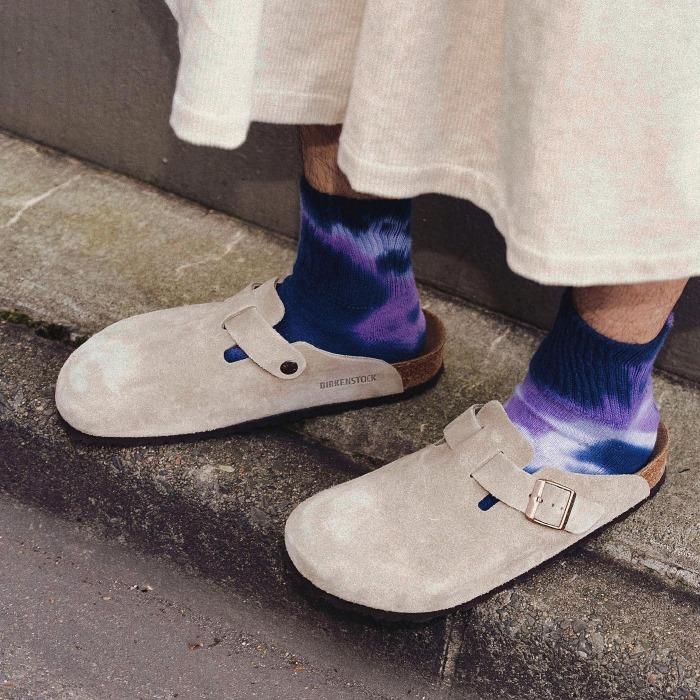 ビルケンシュトック ボストン BIRKENSTOCK BOSTON 060461 トープ スエード レギュラー クロッグサンダル メンズ サンダル クロッグ レディース スリッポンの画像