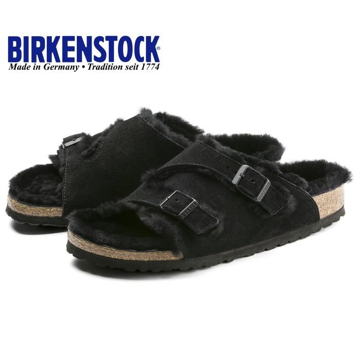 ビルケンシュトック チューリッヒ Birkenstock Zurich ファーライナーブラック メンズ レディース リアルファー サンダル 正規品 Www Fakfakkab Go Id