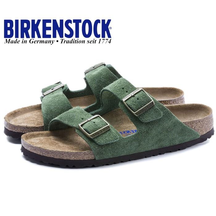 肌触りがいい ビルケンシュトックアリゾナbirkenstockarizonaサンダル コンフォートサンダル レザー スエード グリーン ソフトフットベッド Arizona Birkenstock レディース メンズ アリゾナ ビルケンシュトック サンダル Www Rankinengineering Com