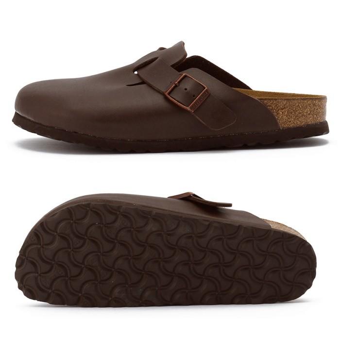 美品 ビルケンシュトック 26cm ボストン サンダル ダークブラウン ビルケンシュトック BIRKENSTOCK Boston Natural Leather