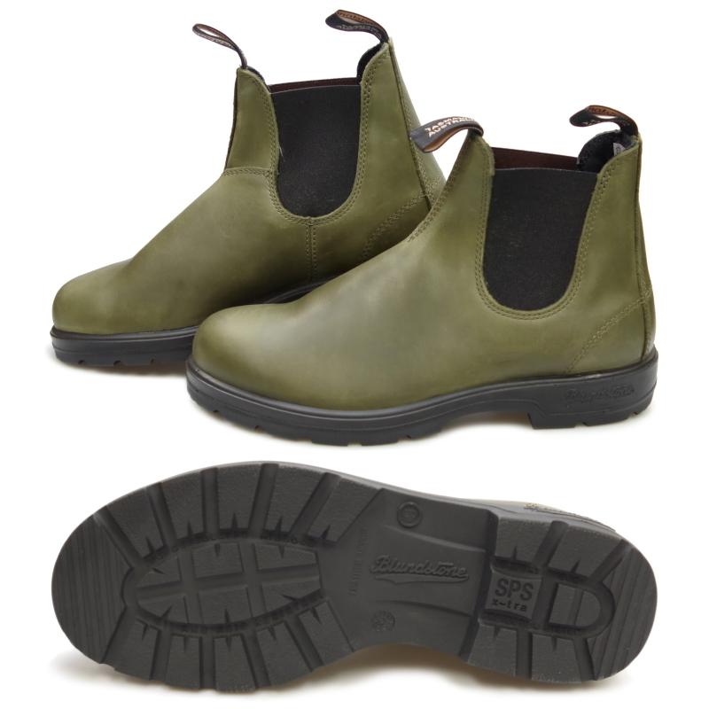 Blundstone ブランドストーン レディース メンズ BS2052408 ダークグリーン BS2052 サイドゴアブーツ 本革 チェルシーブーツ スリッポン ワークブーツ｜footmonkey｜02