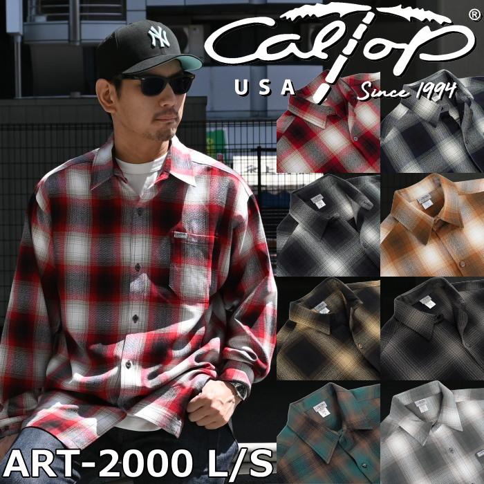 キャルトップ ネルシャツ Caltop ART-2000 L/S SHIRTS シャツ メンズ