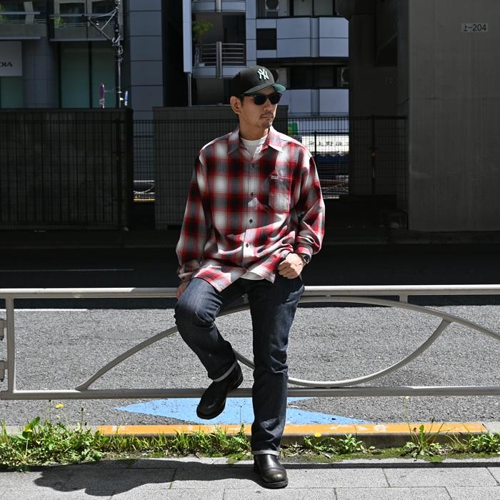 キャルトップ ネルシャツ Caltop ART-2000 L/S SHIRTS シャツ メンズ