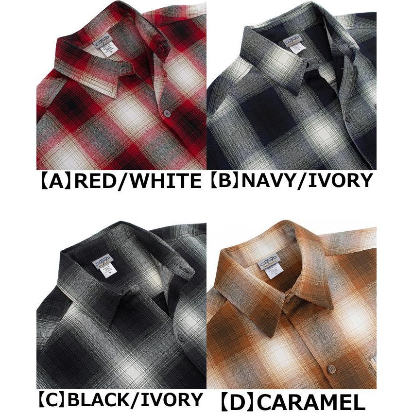 キャルトップ ネルシャツ Caltop ART-2000 L/S SHIRTS シャツ メンズ