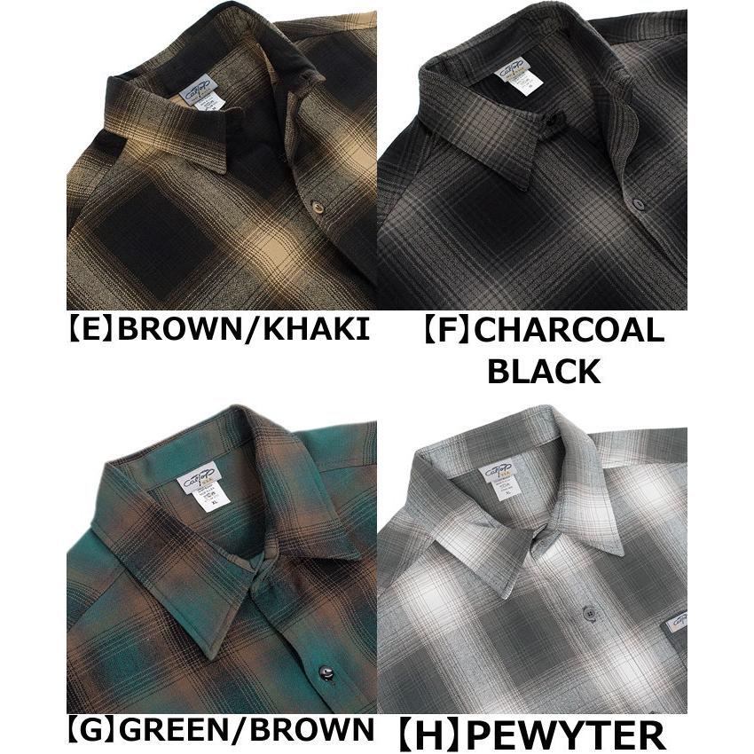 キャルトップ ネルシャツ Caltop ART-2000 L/S SHIRTS シャツ メンズ