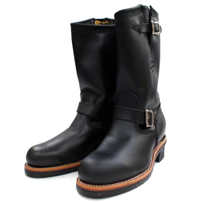 チペワ ブーツ CHIPPEWA  1901M03 11-inch Original Steel Toe Engineers Boots ［Black］ エンジニアブーツ 正規品 保証書付