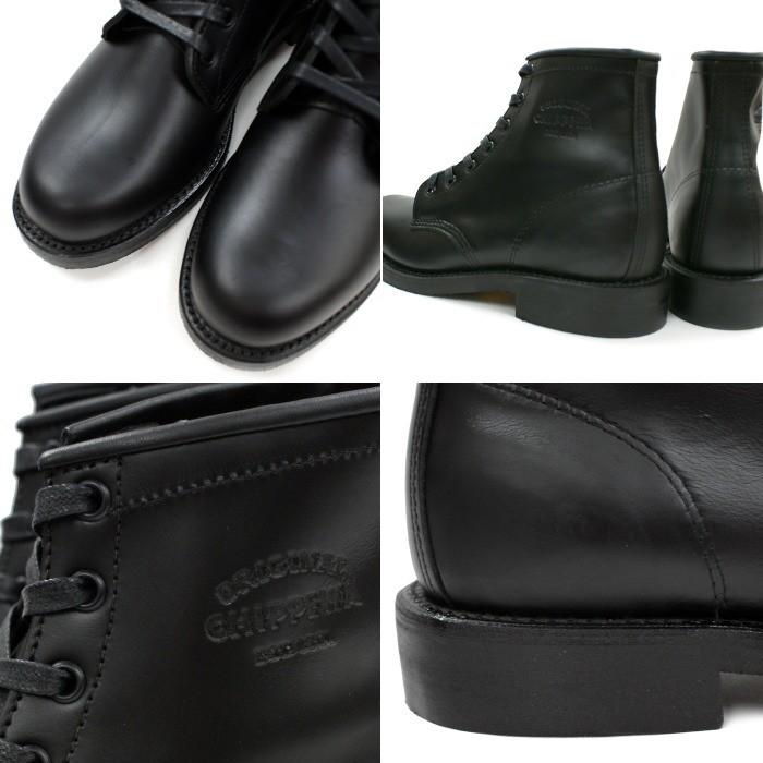 CHIPPEWA チペワ ブーツ 1901M82 6-inch Utility Boots [Black CHIPPEWA チペワ ブーツ 1901M82 6-inch Utility Boots [Black
