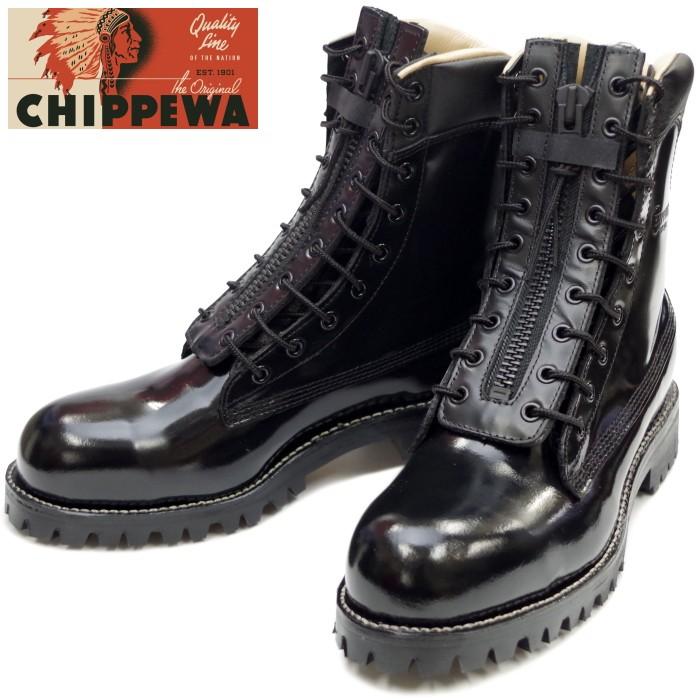CHIPPEWA（チペワ） ○○チペワ 27422BLK 8-inch EPS Steel Toe Boots