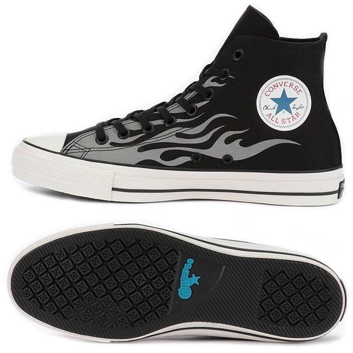 コンバース　オールスター　ファイヤーパターン　100　IGNT HI ブラック コンバース オールスター ファイヤーパターン100 IGNT HI ブラック