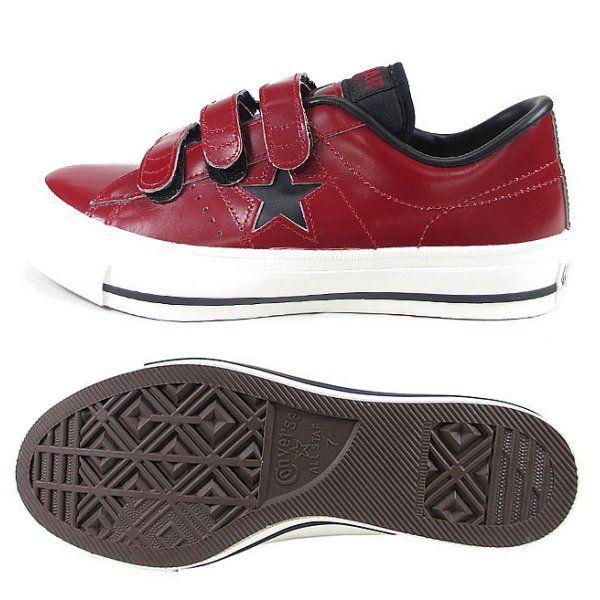 ONE STAR ○○コンバース ワンスター ベルクロ j レザー CONVERSE J V