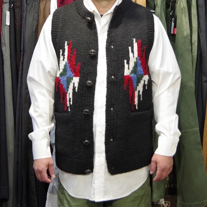 MONKEY WEAR COWICHAN KNIT VEST FT001 モンキーウェア カウチン