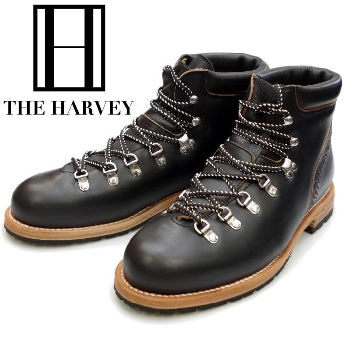 【SALE：60％OFF】 THE HARVEY ザ ハーヴィー CARNABY カーナビー ブラッククロムエクセル マウンテンブーツ メンズ 本革 ブーツ 日本製 カジュアル｜footmonkey