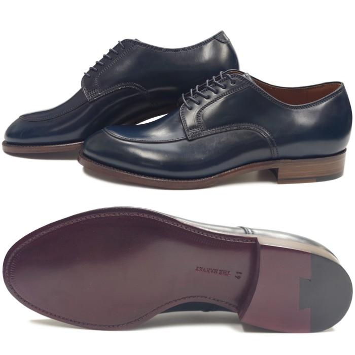 HARRIS レザー ビジネス ドレス シューズ ネイビー ○○THE HARVEY ザ ハーヴィー KENSINGTON ケンジントン ネイビー