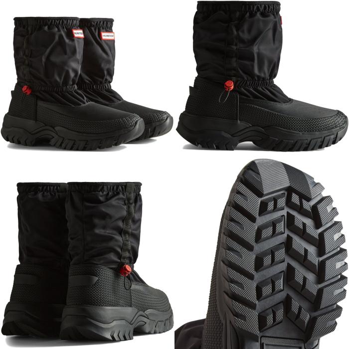 ハンター スノーブーツ ショート MFS9136WWU HUNTER 正規品 ブーツ レインブーツ メンズ MENS WANDERER INSULATED SHORT SLOUCH SNOW