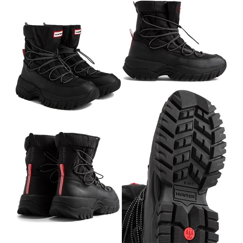 【美品】HUNTER ハンター　レイン スノー ブーツ26cm 男女兼用 HUNTER（ハンター） 28cmのみ 折りたたみ可 メンズレインブーツ Travel