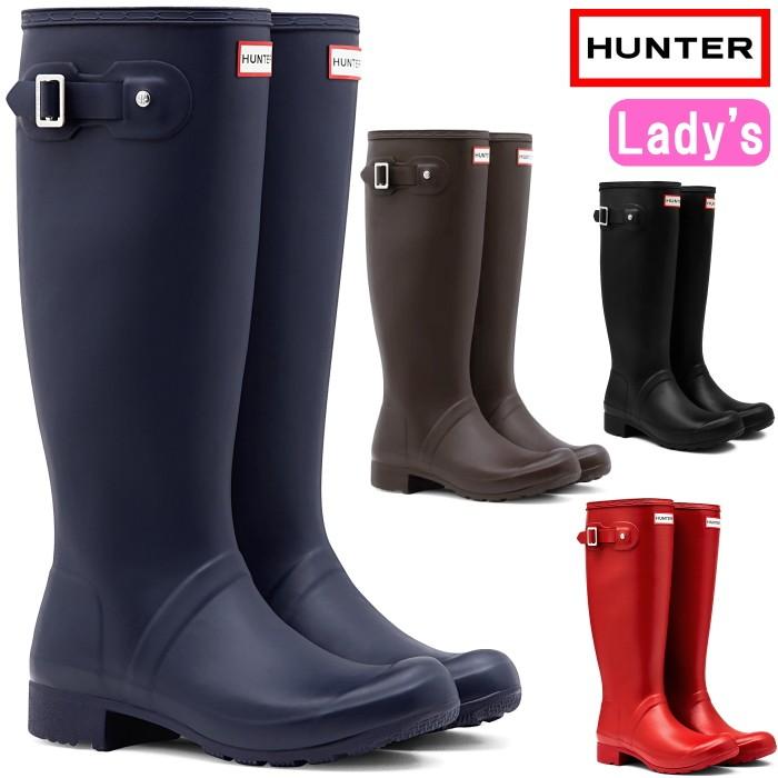 ハンター レインブーツ レディース WFT1026RMA HUNTER 国内正規品 Womens Original Tour Tall Rain Boots オリジナル ツアー トール ロングブーツ｜footmonkey