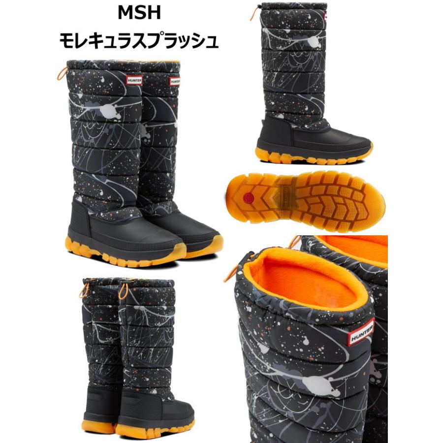 新品 HUNTER スノーブーツ トール モレキュラスプラッシュ UK4 HUNTER（ハンター） ○○ハンター スノーブーツ トール WFT2094WWU