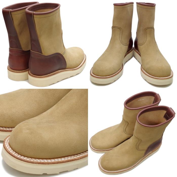 ○○JAMVAIDA 靴 ヤンバイダ JAM0204 BEIGE SUEDE ペコスブーツ ワーク