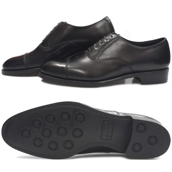 Jinto ジント CAP TOE OXFORD SMK302T ブラック ストレート