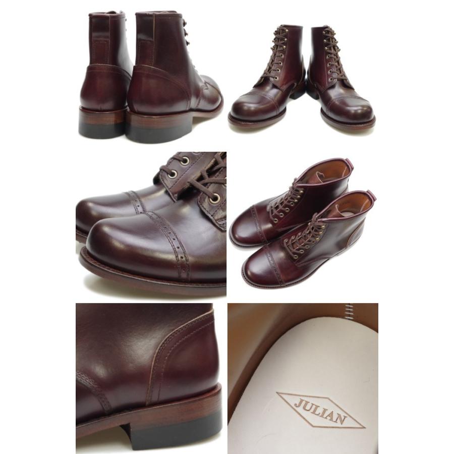 ○○ジュリアンブーツ JULIAN BOOTS バウリー BOWERY バーガンディー