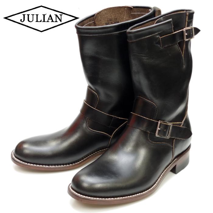 ジュリアンブーツ JULIAN BOOTS ENGINEER ブラッククロム ジュリアンブーツ JULIAN BOOTS ENGINEER ブラッククロム