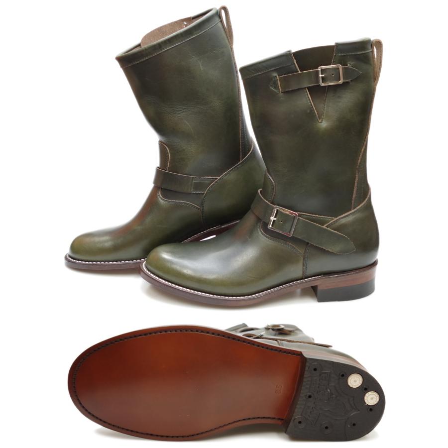 新品 箱付 JULIAN BOOTS ジュリアンブーツ 8.5 クロムエクセル ○○ジュリアンブーツ JULIAN BOOTS ENGINEER グリーンクロムエクセル