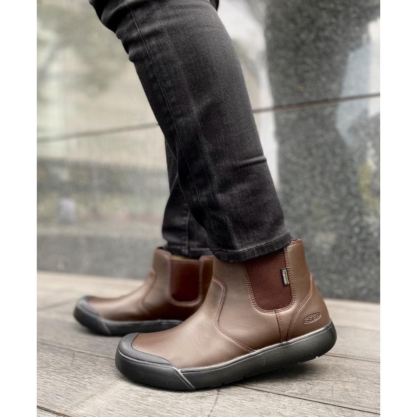 キーン エレナチェルシー サイドゴアブーツ 23cm 新品 ブラウン ELENA（エレナ） キーン サイドゴアブーツ レディース KEEN チェルシー