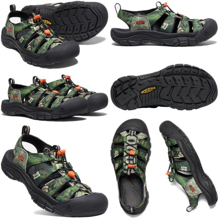 値引き！今期新品！KEEN NEWPORT H2 アウトドアサンダル Camo KEEN キーン NEWPORT H2 ニューポート メンズ 男性 シューズ