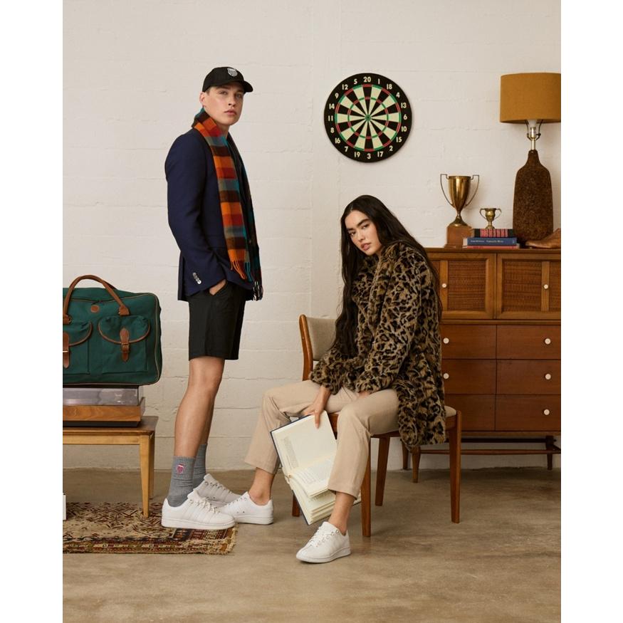 たつを　２ケース クラッシック ケースイス クラシック88 K-SWISS CLASSIC 88 2KSU-088 本革スニーカー