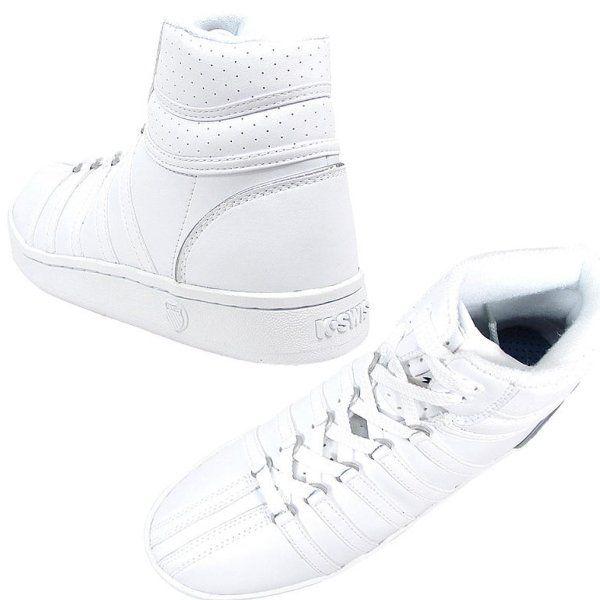 ケースイス クラシック ハイカット K Swiss スニーカー メンズ 白 Kswiss K Swiss The Classic クラシック ブーツ ホワイト ホワイト メンズ スニーカー Ksw Classic Boot Wtwt フットモンキーyahoo 店 通販 Yahoo ショッピング